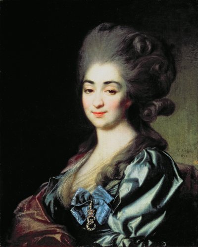 Ritratto della principessa Praskovia Nikolayevna Repnina, 1781 da Dmitri Grigorievich Levitsky